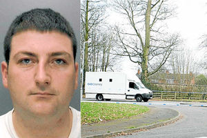 John Anslow, and the van he escaped from