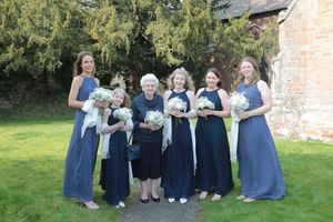 The beautiful bridesmaids