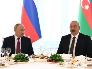Supporting image for story: Putin meets Azerbaijani president to strengthen ties as tensions persist