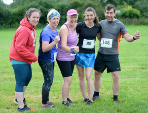 Cheryl Lewis, Emma Jones, Diane Jones Issy Evans and Spencer Evans