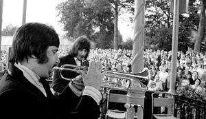 Kenny Ball and his Jazz Men at Shrewsbury Flower Show August 19, 1971.
