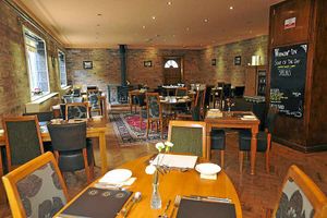 The restaurant at the newly reopened pub