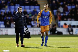 Luca Hoole was forced off against Walsall with an injury