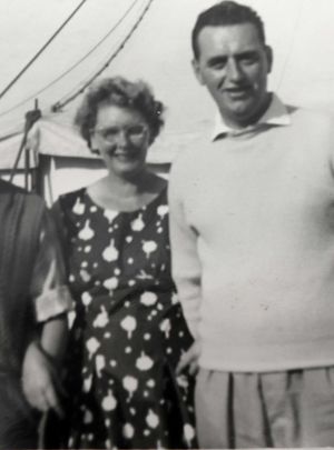 Hilda Cross with husband Alfred
