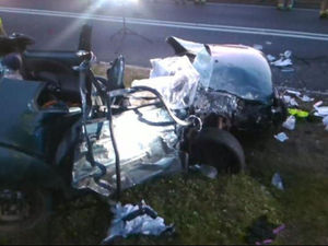 Supporting image for story: Driver trapped for 30 minutes as four people injured in A454 horror crash