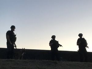 Supporting image for story: Armed police patrol Chasewater after men injured in 'machete' attack