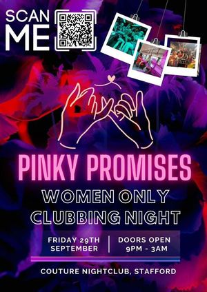 A flyer for the night at Couture Nightclub