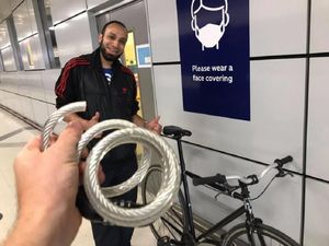Supporting image for story: Rail worker stops bike theft and waits four hours to reunite it with its owner