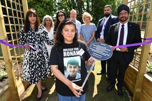 A memorial garden was set up in Ronan's honour at his former school, the Khalsa Academy Wolverhampton