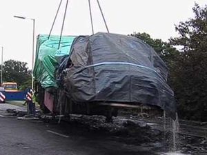 Supporting image for story: Lorry fire at Whitchurch