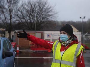 Supporting image for story: Montgomery volunteers helping out in Powys vaccine drive