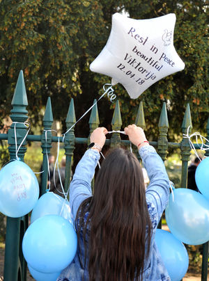 The scenes at West Park on Saturday night