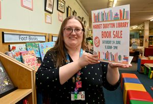 Residents are being invited to Market Drayton Library's book sale on Saturday.