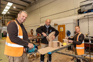 Telford & Wrekin Council, the RSPB and idverde are building homes for swifts