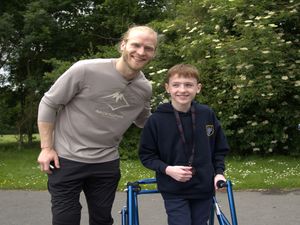 Supporting image for story: Inspirational day for pupils as gold medal winning Paralympian attends school sports day
