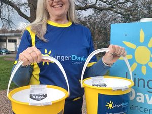 Jeanette Cutts, Fundraiser, ready for her parkrun challenge.