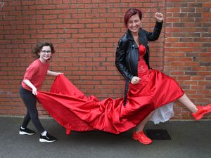 Supporting image for story: Telford mum to run London Marathon in her wedding dress after daughter Dulcie's cancer all clear