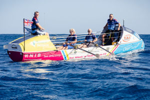 The Wrekin Rowers on their 40-day Atlantic journey. Photo: Talisker Whisky Atlantic Challenge