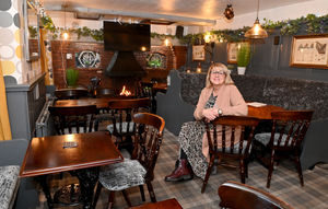 Inside the refurbished pub