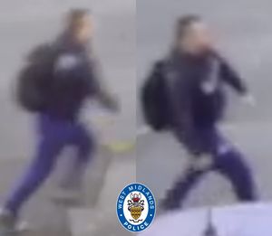 Police want to speak to this man after a number of people were assaulted in Kingstanding. Photo: West Midlands Police