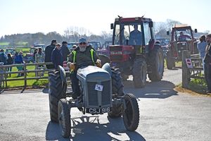 The tractor run gets underway
