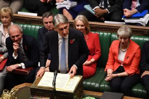 The Chancellor addresses the House of Commons