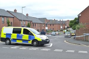 Police at the scene in Wellington