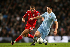 Gareth Barry hails Steven Gerrard as one of his toughest opponents.