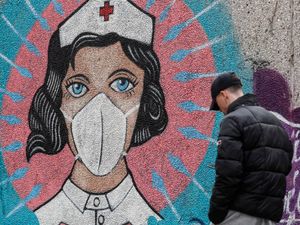 Supporting image for story: Region at epicentre of coronavirus outbreak despite falling infections