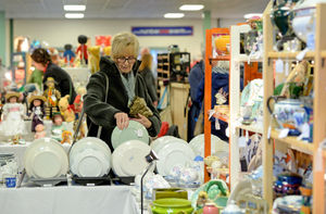 A range of items were on show at the antiques fair in Stafford.