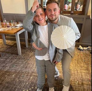 Mitch with his nephew, Storm.