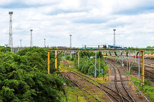 The Bescot freight yard