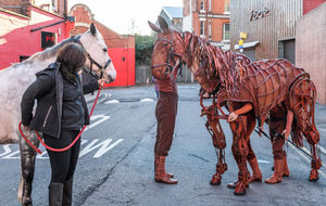 Silver meets Joey with Hippodrome Chief Executive and Artistic Director, Fiona Allan