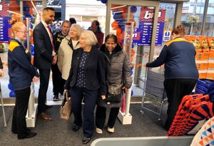 Shoppers were keen to see what the bargain store has to offer