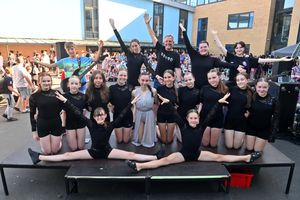 Dancers at the 'Charltonbury' community festival hosted by the Charlton School in Wellington.