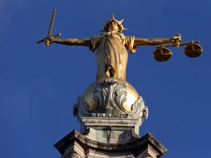 The Statue of Justice on top of the Central Criminal Court building in London