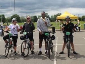 Supporting image for story: West Midlands Metro team donate £1,000 for chosen charity Compton Care