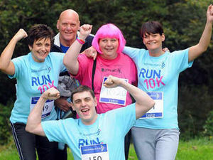 Supporting image for story: Hundreds take part in Cancer Research run