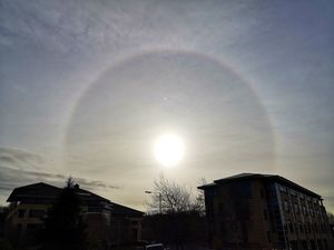 Supporting image for story: Liam captures 'sun halo' over Shropshire