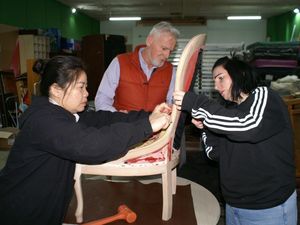 Supporting image for story: Upcycling group helping furniture scheme charity