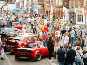 Supporting image for story: Talking Italian: 11 stunning photos show how Bridgnorth went bananas Italian Autos and Motos