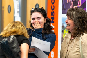 It was an emotional time as well for many of the students