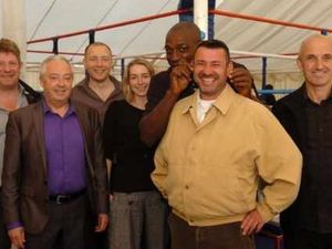 Supporting image for story: Frank Bruno's a knockout visitor for Telford boxing club