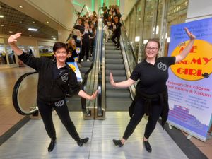 Supporting image for story: Young dancers in 24-hour 'tapathon' at Shrewsbury shopping centre to raise funds for new show