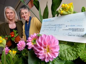 Supporting image for story: Flower club gets support from local business