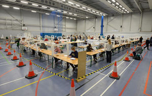 The count at Shrewsbury Sports Village
