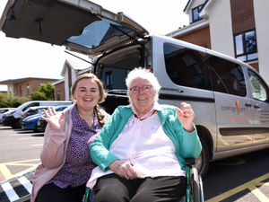 Supporting image for story: Shrewsbury care home residents get mobile with new minibus
