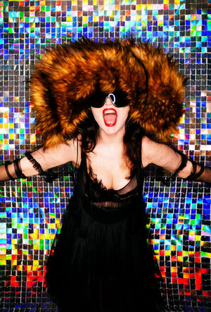 Antonella Gambotto-Burke by Derek Ridgers