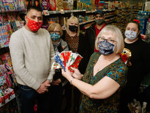 Supporting image for story: Sue's face masks raise more than £3,000 for NHS thanks to Wem supporters