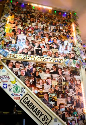 Some of the many Vintage Barbers customers 